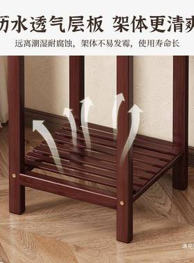 逸见式实木花架子FVR款客厅落地式2025新室内多层放花的架子花架