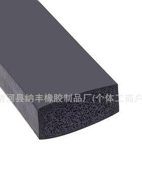 三乙丙发泡橡胶条E海绵密元封条PQY-03DM机箱配电柜轮舶黑色方条