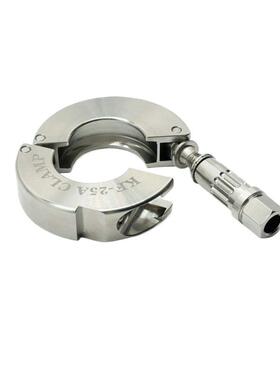 304快不锈钢加重型出口IPK正圆弧KF空精车真卡箍管夹管夹箍