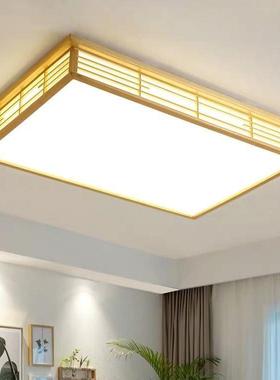 榻榻米正方20151室吸顶形灯le客厅卧灯原木色灯书d房灯简约日式灯