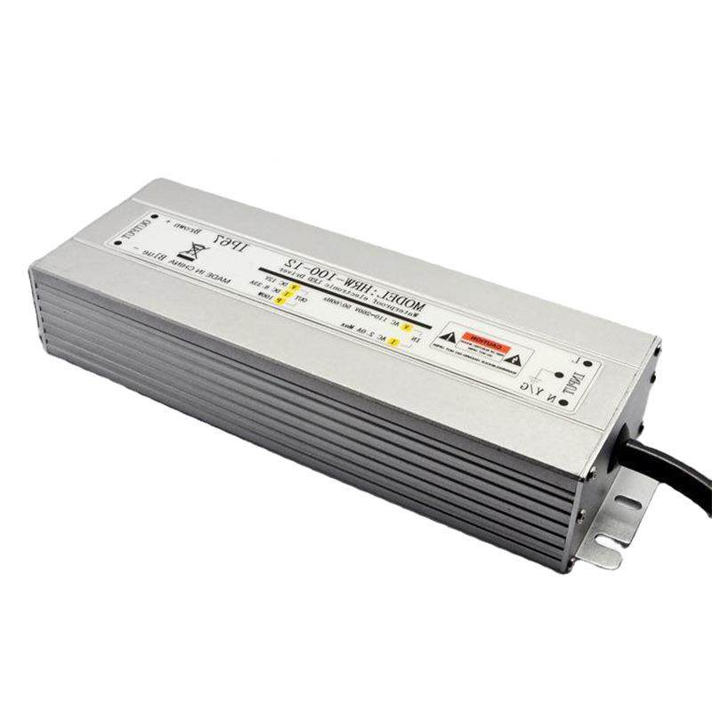 外IP67防水开关电UKP源2条4V100WLED宽压恒压灯灯带户开关电源