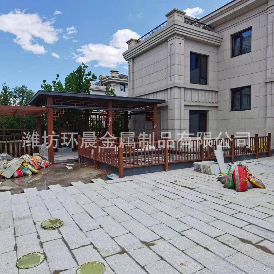 庭院花园铝长廊葡萄架古建凉架天台植物藤爬架合金凉亭亭hc15葡萄