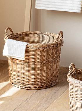 柳衣编脏衣篮服脏衣篓藤衣收纳KWC筐编浴室卫生间放换洗服家用洗