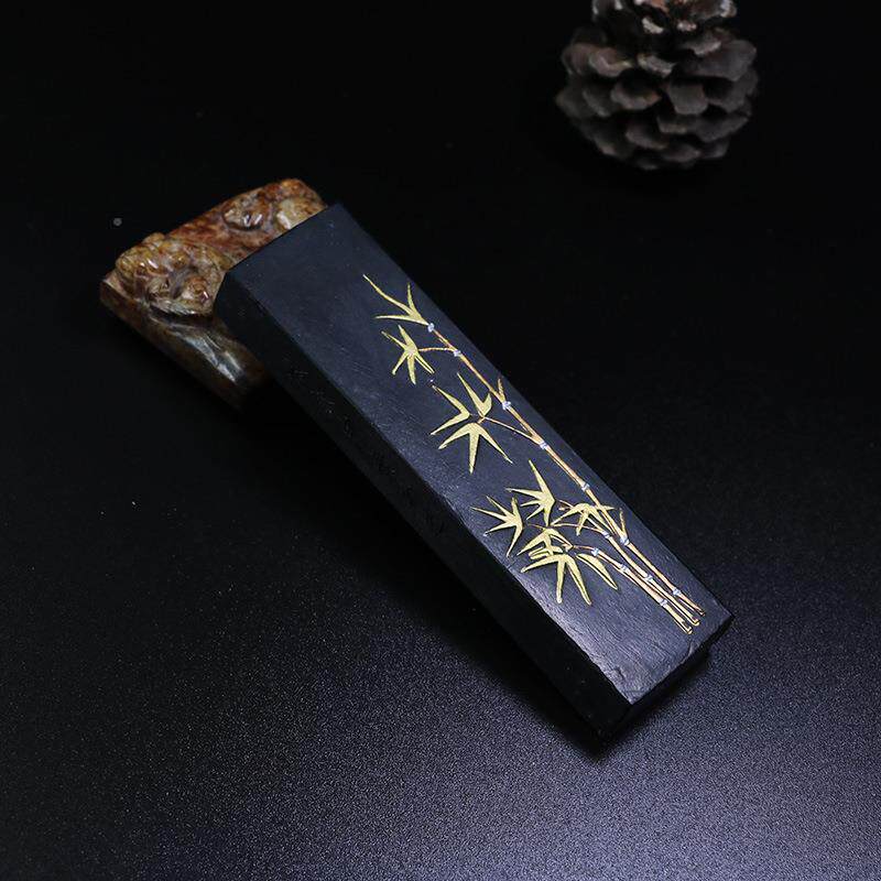 徽二两MC-02木墨曹素功敏楠氏超细油烟墨锭唐墨桐盒装书画墨条墨