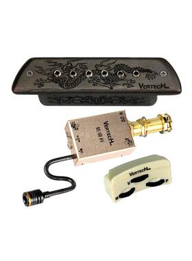 木吉他原声音孔拾音/它木OVV吉他双线圈免扩开孔打板器拾音器吉音