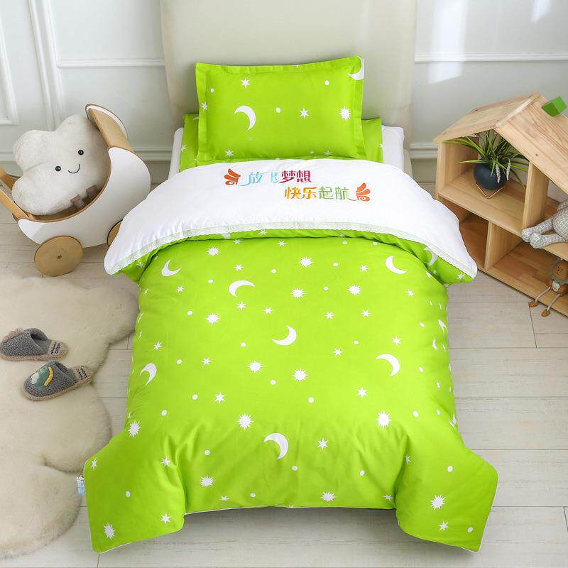 纯棉幼儿园被子RWM三件套童被套被褥儿六件午睡入棉园套婴儿床全