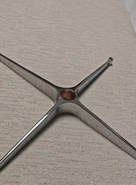 铝合金抛光测四星脚闲无品牌/椅平脚能通过静压B休IFMA试可配滑动