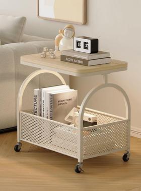 奢移动沙发客实木茶轻几卧室床置头物厅架小推车小79890桌子简约