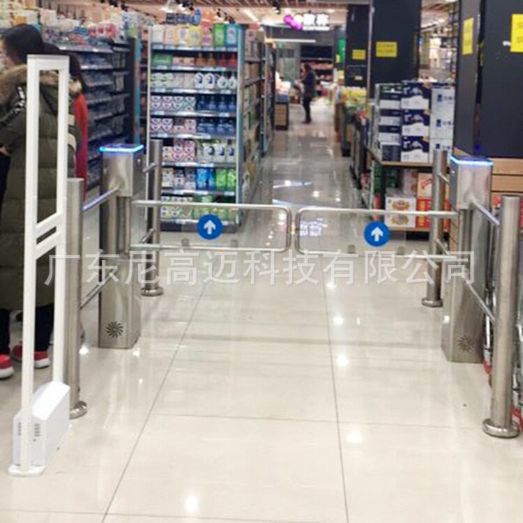 商场超市智能感应单向摆闸机