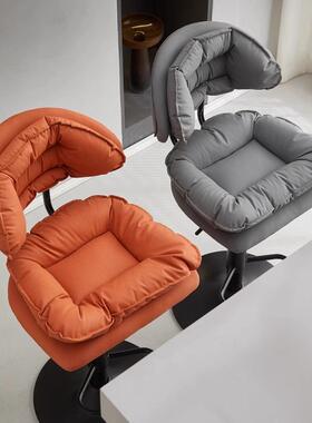 吧台家吧用高脚凳轻奢吧台升降靠椅背酒吧椅子简YVZ约吧台高凳椅