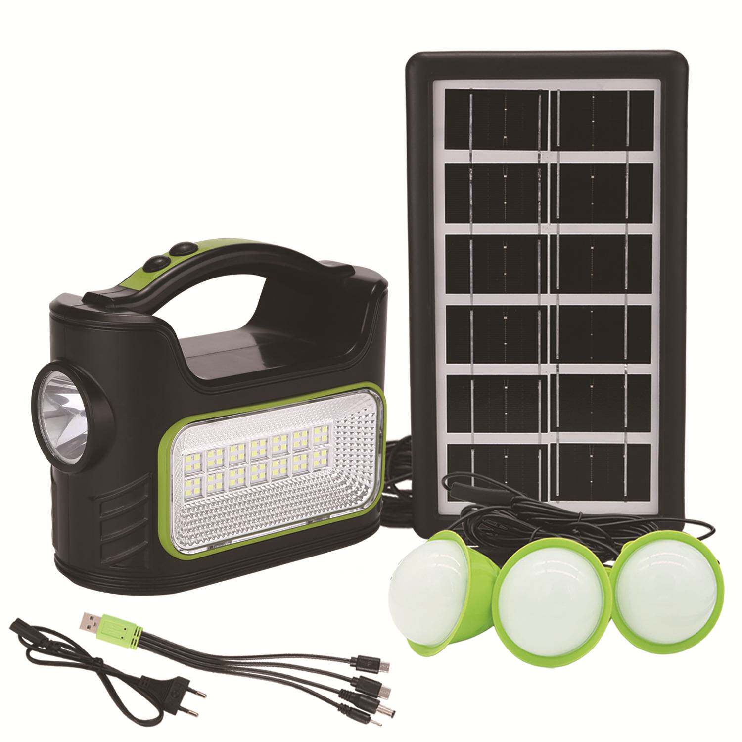 DT-9061S移动照明灯户外可应急充电便携式太阳能小系统带SMD灯