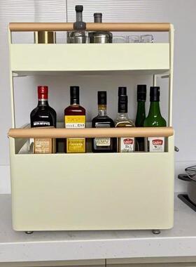 抽拉式物架双层单房层下置水储物厨架GFA橱柜内分层台面调料架收