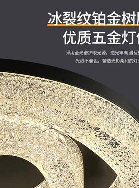 202新厅款意式轻奢树脂51001树脂客厅灯书房卧间灯简约现代主灯具