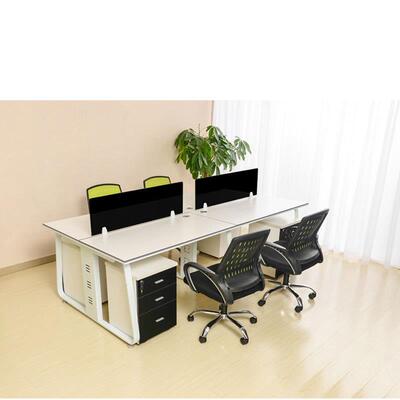 办公椅桌简约现代板式办具公家四人位职员屏风76432卡位员工电6脑