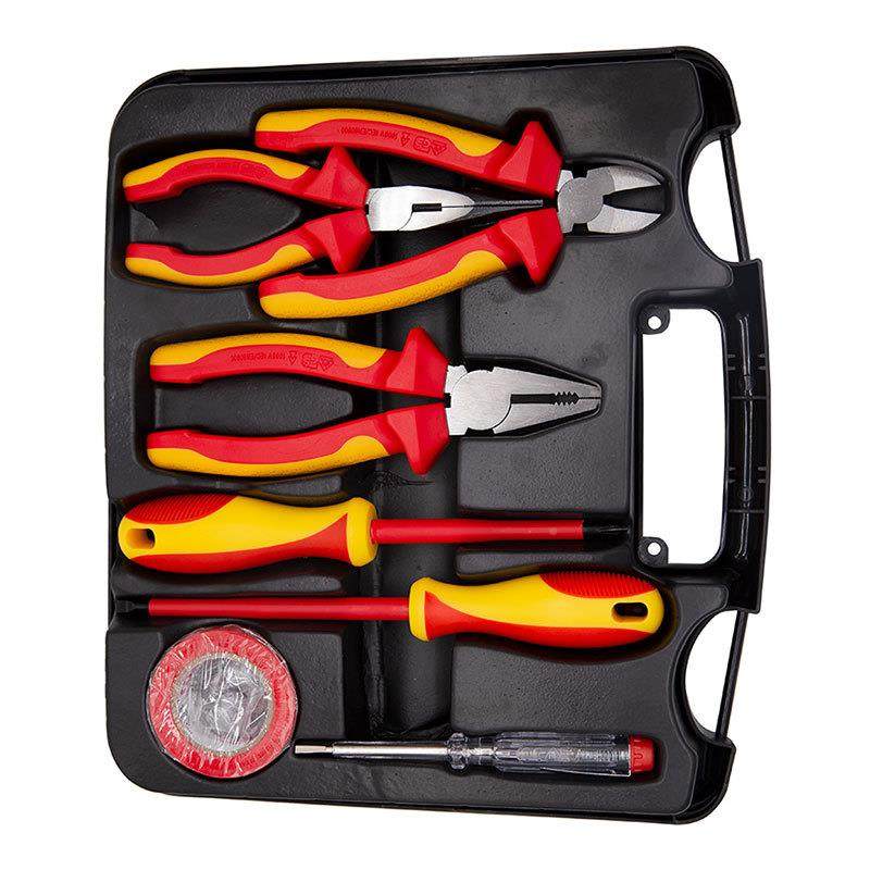 WEDO维度7PCS绝缘工件组套工具VDE认证具7套丝钢丝钳螺批绝缘无品