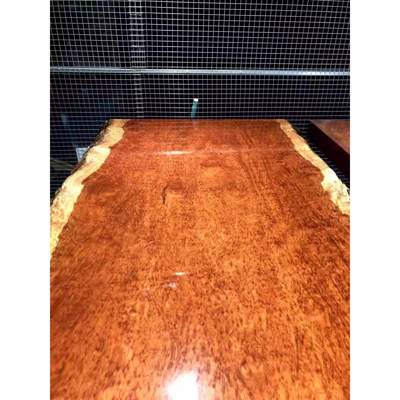 ?北京花实木大板茶桌书桌台几然巴边倒盖原F77J8976木大自板餐画