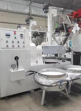 花核冷桃全自26058动榨油生机热两用用螺旋榨油机新型商榨油机