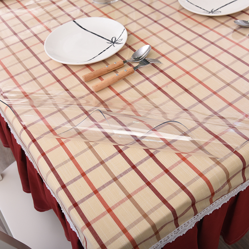 软塑料玻璃PVC茶几桌布防水防烫防油免洗桌面餐桌垫水晶板厚
