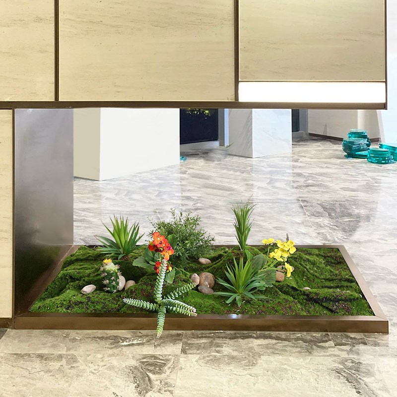 仿真多肉植物微景观室内家居绿植造景装饰摆设假青苔场景布置