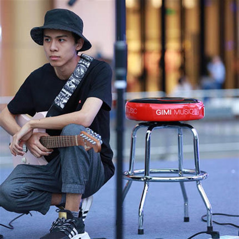GIMI 琴凳酒吧凳单人吉他琴凳吉他可旋转 酒吧凳 演奏凳