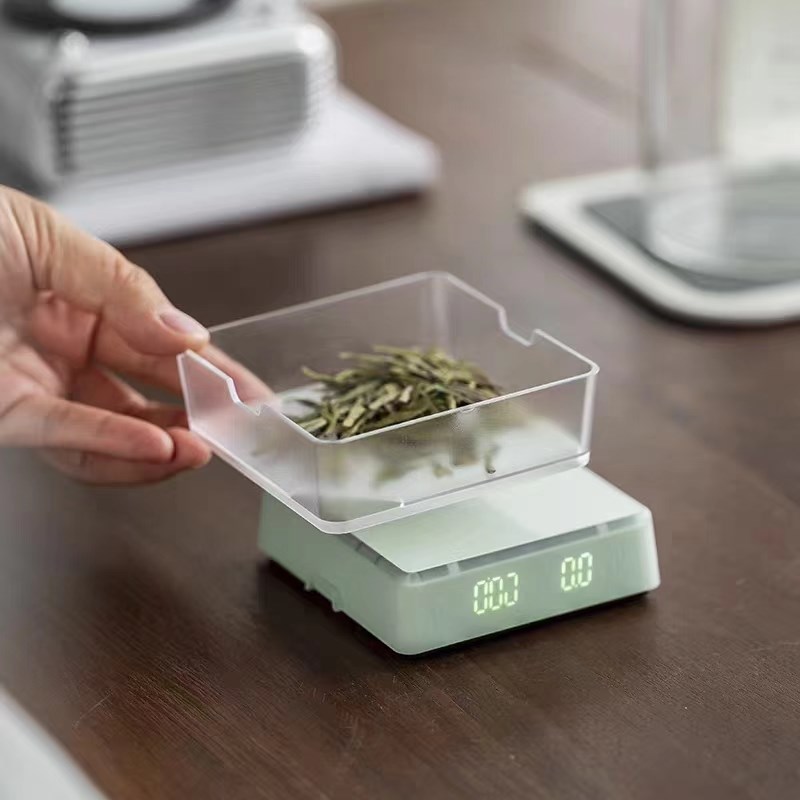 向美方形高精度迷你便携茶叶称计时称茶叶电子秤功夫茶具零配件