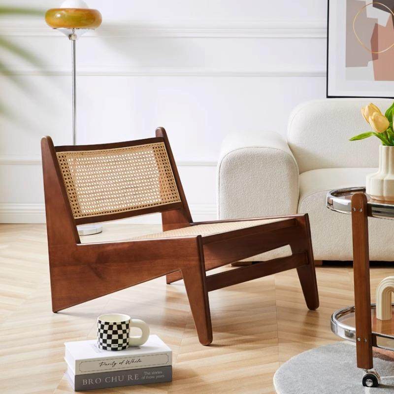 休闲藤编迪加尔懒见详情人沙发躺椅单人台昌实厂木沙发椅椅阳子一