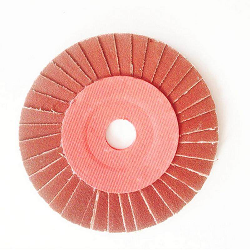源头厂货36页花叶轮YCS形砂光抛轮纸砂布轮一箱100片花型叶轮