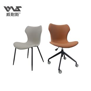 新品 890A电脑 轻奢办公旋转可移动椅会可升降包软PU椅议靠背书WNS