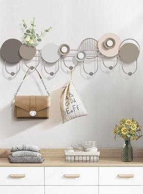 玄衣关挂钩墙收25569纳上壁挂入户门后墙壁帽钩挂0衣架承重1kg轻