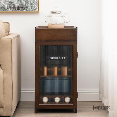 边柜厅发边几茶桌沙边柜办公室烧水客茶太吧机柜子水桶架储物308