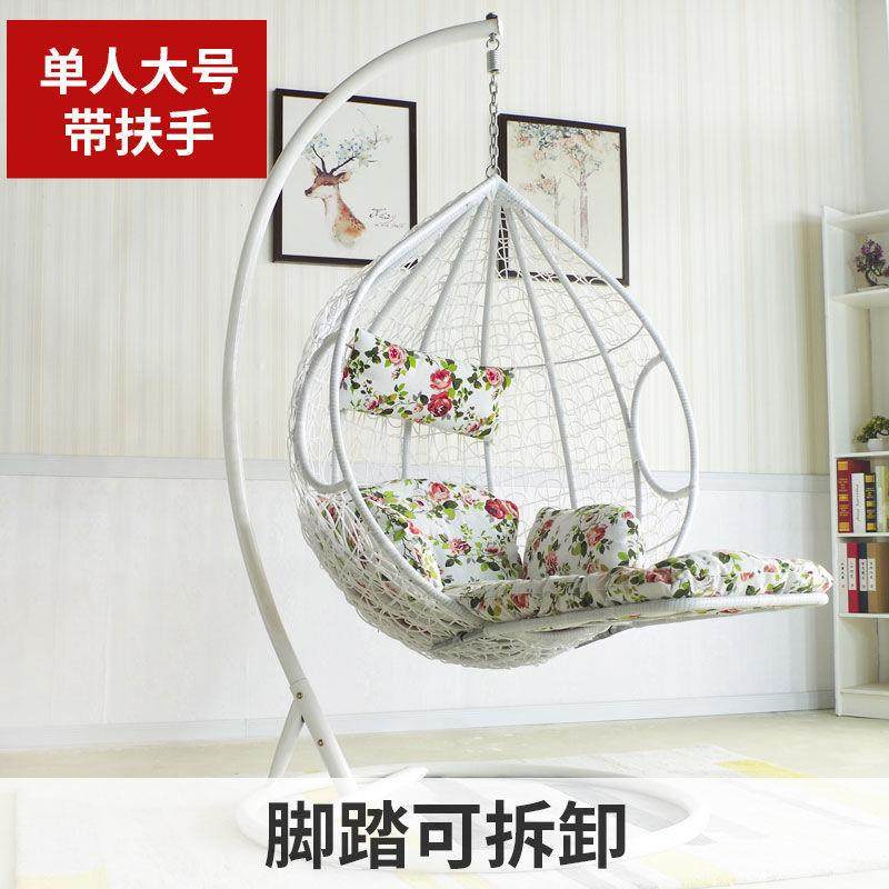W6吊篮藤椅室内家用吊床双鸟人秋千椅阳台摇吊椅巢SW01篮懒人摇篮