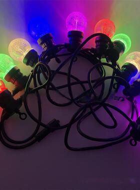 LEDG50气球泡灯串灯串水晶球气MCB球泡户外庭饰院星空多彩装灯