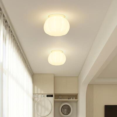 明装棉花南走瓜过道阳台油43213灯普瑞全光谱奶风花苞廊入儿童玄