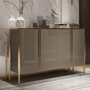 轻厅奢餐边柜现代约简玄关储物柜门地柜门M258厅装 饰柜边柜新款