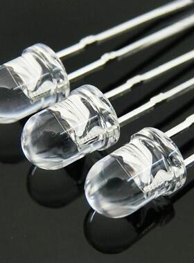 高亮透F8/8发mLm白发翠绿白发红白发HFY黄白发蓝ED光二极管明指示