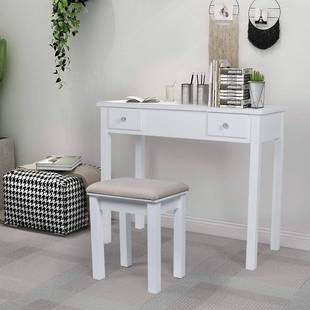 梳妆台卧室现代简约化妆柜主卧翻盖镜化妆台小户型桌子凳子套装