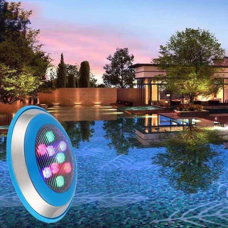 LD泳池壁挂灯水下IP68防水七彩水底壁壁灯AC2CSV4EV下水壁灯喷泉