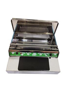 保鲜封膜机保铝鲜膜封口装超市包设备钉铝鲜钉机生切割内WIU置保