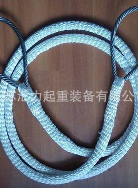 制钢丝绳15mm插编钢丝绳吊具23361m钢丝绳外尼龙压绳包索m具
