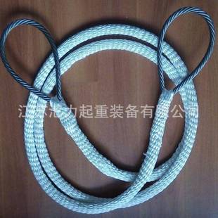 制钢丝绳15mm插编钢丝绳吊具23361m钢丝绳外尼龙压绳包索m具
