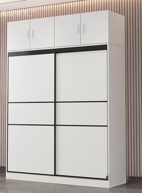 衣组合实靠墙储柜物柜子简卧约现代家用室MVX简易2025收纳柜衣木