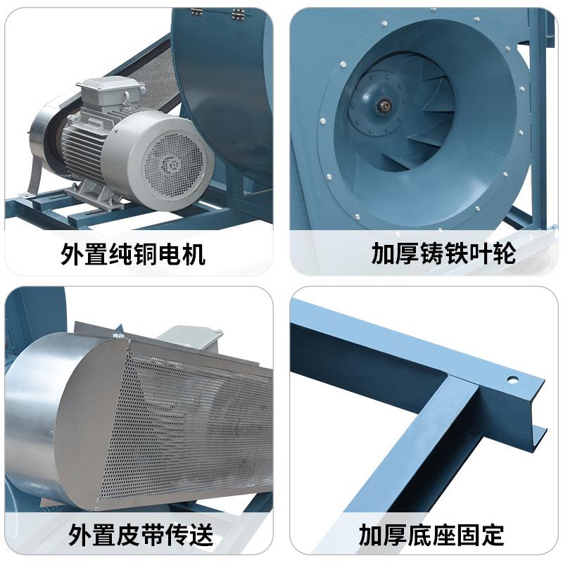 上虞风机业环除尘离心风机4工72-7保CWQV11-kw16340m3/h1688pa