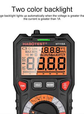 新款HABOTEST式H10057840118手A持双背光T高精度自动数字万用表聚