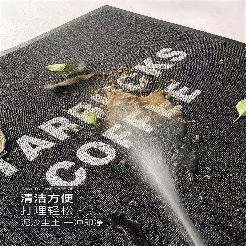 防雪尼丝地毯室外loPM7800g广告印字o地垫公司酒店室外滑PV塑胶迎