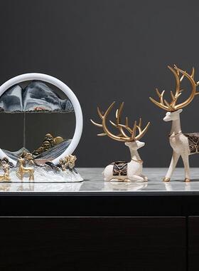 流沙画创沙摆件家居饰YY733217品电视关柜客厅酒柜漏玄装饰品意办