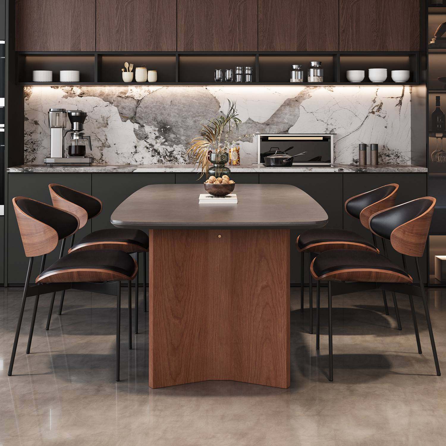 法式复古胡桃木色实木岩板餐桌客厅家用轻奢现代简约意式黑色饭桌,玩具/童车/益智/积木/模型,垂直悬浮玩具,淘宝优惠券,粉丝福利购,淘宝优惠卷