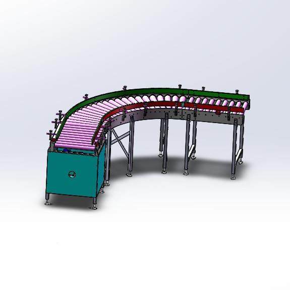 90°转型弯机重物品动设平备转弯输传送台不锈钢转弯设IPM备滚筒