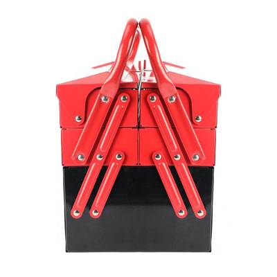 力易得优质冷轧钢板翻斗式手提工具箱E8136 E8137