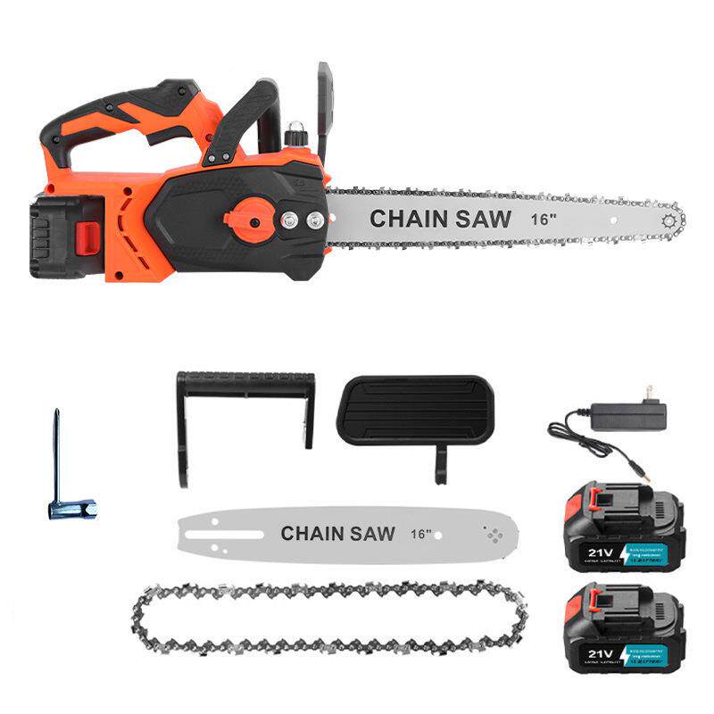 行家选刷无锂电1免6寸高速锯工具链调节伐木锯砍树大功93328率电