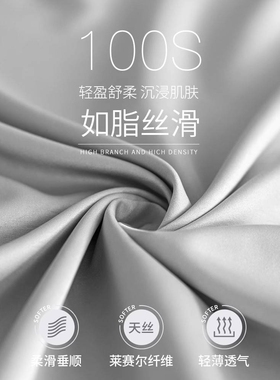 AL床罩凉感天丝10三件套尺寸感0床单A类床笠单件支夏天冰丝EX其他